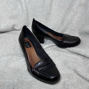 Clarks Artisan Cordovan Patent Leather Pumps Heels Women Size 7M